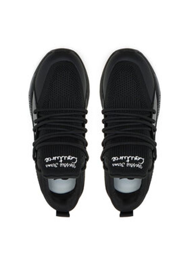 Versace Jeans Couture Sneakersy 78VA3SA8 Czarny. Kolor: czarny. Materiał: materiał