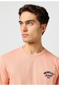 Wrangler - MESKA KOSZULKA WRANGLER SMALL LOGO TEE SHRIMP 112362799 #4