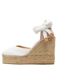 Castañer Espadryle Carina/8Ed/001 020961 Biały. Kolor: biały. Materiał: materiał