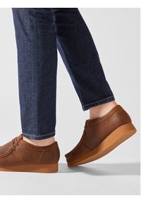 Clarks Mokasyny Wallabee Evo 261728197 Brązowy. Kolor: brązowy. Materiał: nubuk, skóra #8