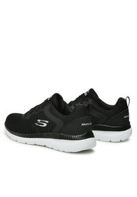 skechers - Skechers Sneakersy Quick Path 12607/BKW Czarny. Kolor: czarny. Materiał: materiał #6