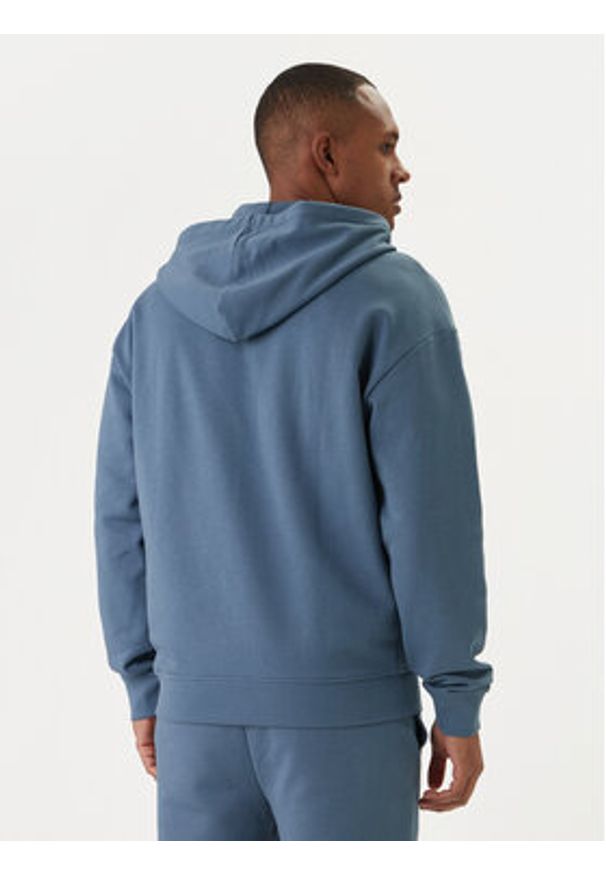 Hugo - HUGO Bluza Dapozip 50548651 Niebieski Relaxed Fit. Kolor: niebieski. Materiał: bawełna