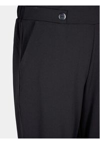 Zizzi Spodnie materiałowe V90132A Czarny Loose Fit. Kolor: czarny. Materiał: syntetyk #5