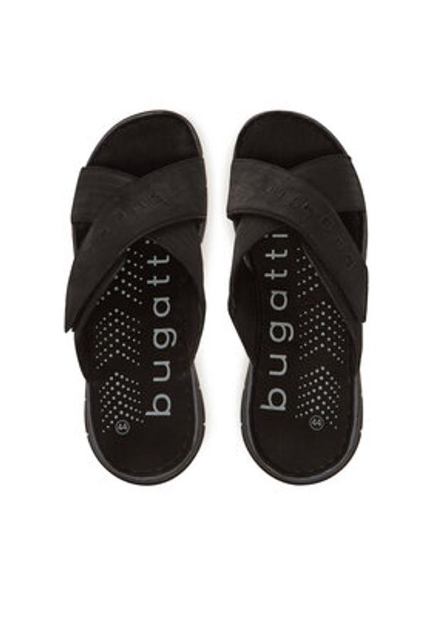 Bugatti Klapki 311-A3282-3500 Czarny. Kolor: czarny. Materiał: skóra