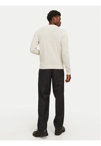 Jack & Jones - Jack&Jones Sweter Craig 12258480 Écru Regular Fit. Materiał: syntetyk #4