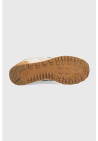 New Balance sneakersy ML574GE2 kolor beżowy. Nosek buta: okrągły. Zapięcie: sznurówki. Kolor: beżowy. Materiał: guma. Model: New Balance 574