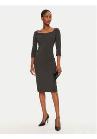 Rinascimento Sukienka codzienna CFC0122084003 Szary Regular Fit. Okazja: na co dzień. Kolor: szary. Materiał: wiskoza. Typ sukienki: proste. Styl: casual #3