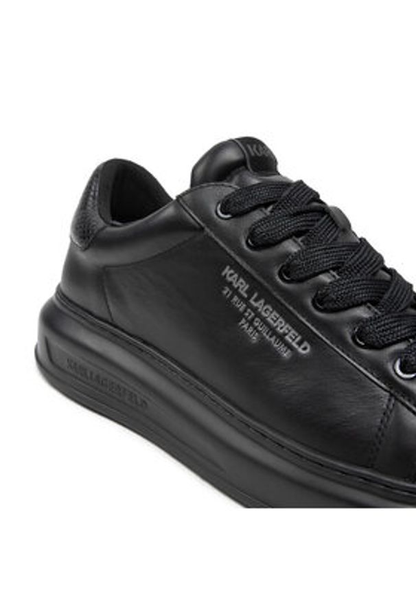 Karl Lagerfeld - KARL LAGERFELD Sneakersy KL52584 Czarny. Kolor: czarny. Materiał: skóra