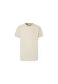 Koszulka Pepe Jeans Connor. Kolor: beżowy