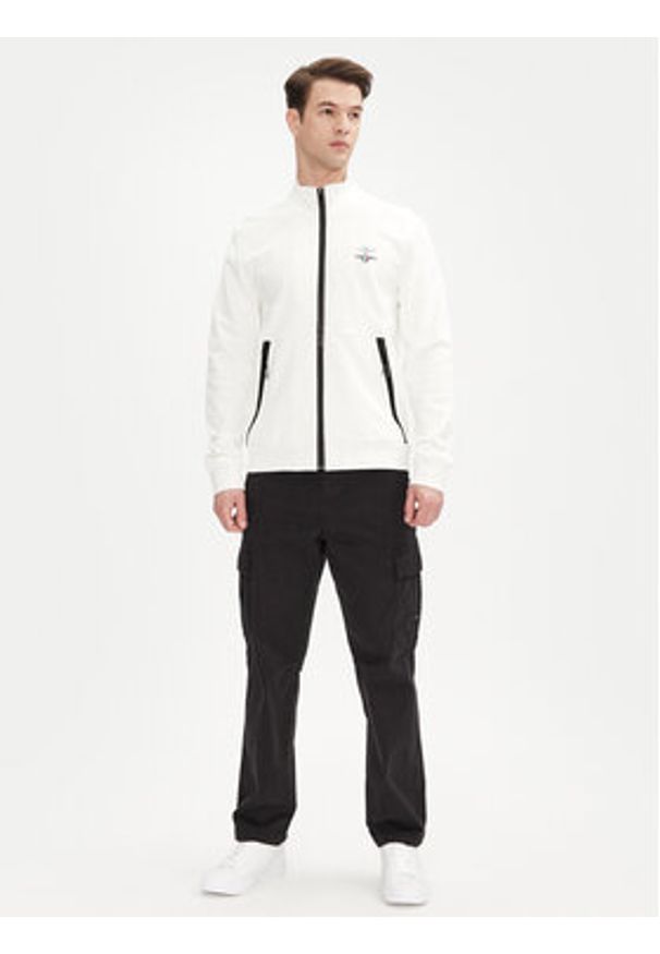 Aeronautica Militare Bluza 251FE1986F581 Biały Regular Fit. Kolor: biały. Materiał: bawełna