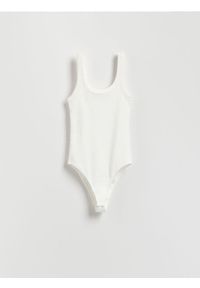Reserved - Bawełniane body - złamana biel. Materiał: bawełna