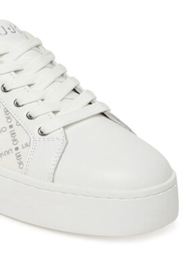 Liu Jo Sneakersy Pretty 06 BF5041 PX550 Biały. Kolor: biały. Materiał: skóra