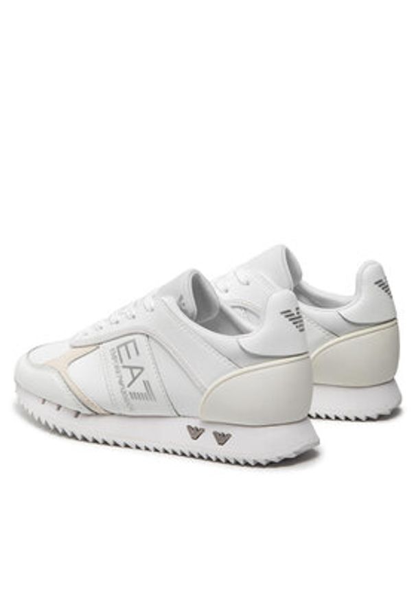 EA7 Emporio Armani Sneakersy X8X119 XK291 R383 Biały. Kolor: biały. Materiał: skóra