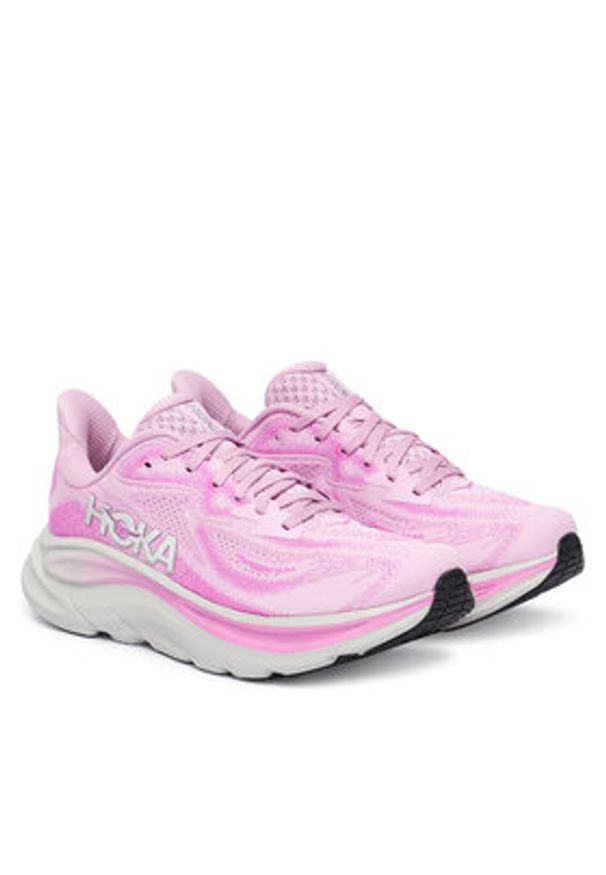 HOKA - Hoka Buty do biegania Clifton 10 1162031 Różowy. Kolor: różowy. Materiał: materiał