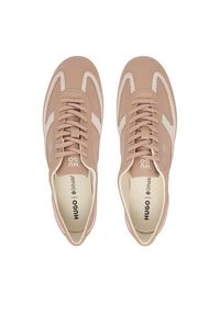Hugo - HUGO Sneakersy Mystie 50557871 Beżowy. Kolor: beżowy. Materiał: materiał #5