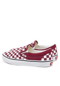 Vans Tenisówki Classic Slip-On VN000D5PZCF1 Bordowy. Zapięcie: bez zapięcia. Kolor: czerwony. Materiał: materiał #5