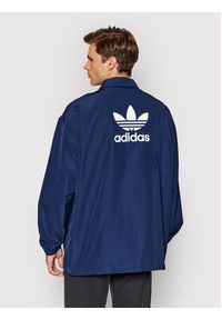 Adidas - adidas Kurtka przejściowa adicolor Classics Trefoil H09128 Granatowy Loose Fit. Kolor: niebieski. Materiał: syntetyk #3