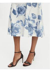 Guess Spódnica midi W6GD69 W2092 Kolorowy Regular Fit. Materiał: len, wiskoza. Wzór: kolorowy #3