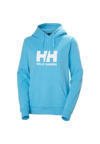 Kurtka dresowa damska z logo Helly Hansen 2.0. Kolor: zielony, niebieski, wielokolorowy. Materiał: dresówka #1