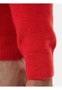 Mustang Sweter Elliot 1016844 Czerwony Regular Fit. Kolor: czerwony. Materiał: bawełna #4