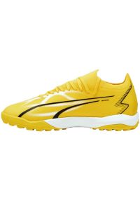 Buty piłkarskie Puma Ultra Match Tt M 107521 04 żółte. Kolor: żółty. Materiał: guma, materiał, dzianina. Szerokość cholewki: normalna. Sport: piłka nożna