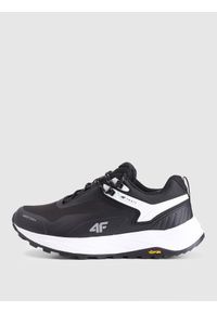 4f - 4F Niskie buty trailowe z membraną męskie - czarne 42. Kolor: czarny. Materiał: guma. Szerokość cholewki: normalna. Sport: bieganie #1