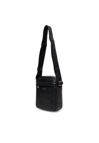 Calvin Klein Saszetka Raised Reporter LV04D3160G Czarny. Kolor: czarny. Materiał: skóra