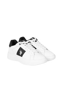 U.S. Polo Assn. Sneakersy "Jewel 008M" | S21615 | Jewel 008M | Mężczyzna | Biały. Kolor: biały. Materiał: skóra ekologiczna. Wzór: aplikacja, nadruk