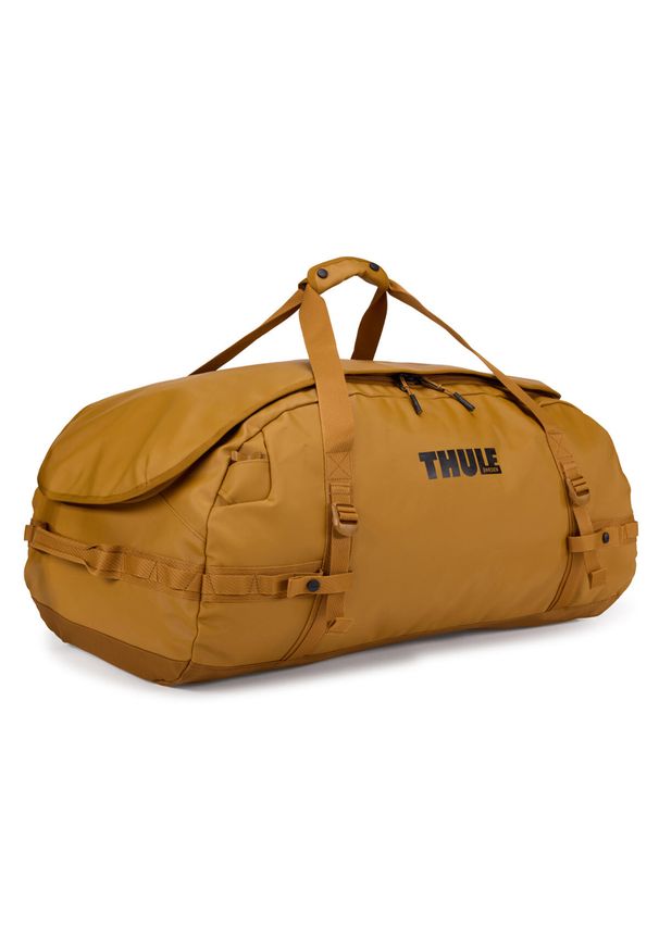 THULE - Torba podróżna Thule Chasm 90 L. Kolor: wielokolorowy, żółty, pomarańczowy