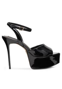 Nine West Sandały CHANDA ZL23031CC Czarny. Kolor: czarny. Materiał: skóra #1