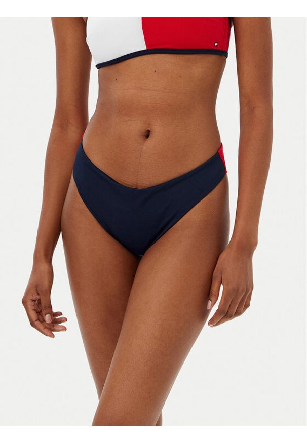 TOMMY HILFIGER - Tommy Hilfiger Dół od bikini UW0UW05838 Niebieski. Kolor: niebieski. Materiał: syntetyk