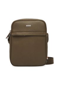 BOSS Saszetka 50483566 Zielony. Kolor: zielony. Materiał: skóra #3