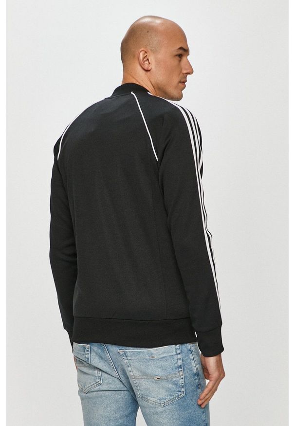 adidas Originals - Bluza. Okazja: na co dzień, na plażę. Kolor: czarny. Materiał: materiał. Styl: casual