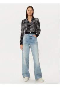 Tommy Jeans Kardigan DW0DW19340 Czarny Slim Fit. Kolor: czarny. Materiał: bawełna #5