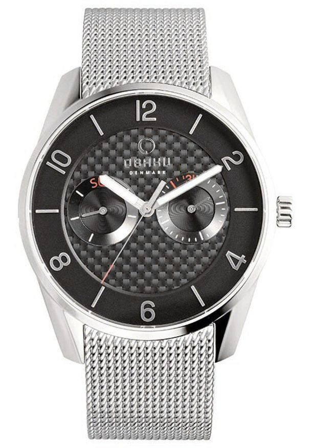 OBAKU - Zegarek męski Obaku Denmark V171GMCBMC srebrny. Kolor: srebrny