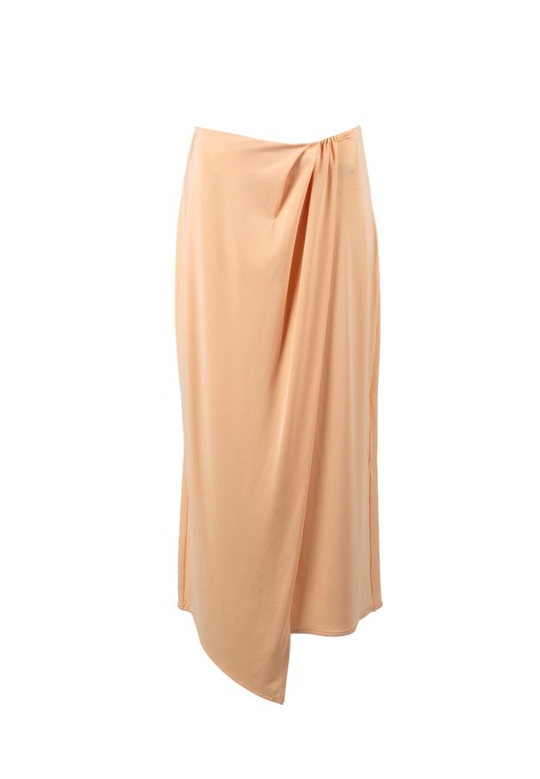 Patrizia Pepe Spódnica | 8G0346/J113 | Kobieta | Łososiowy. Okazja: na co dzień. Kolor: różowy. Materiał: acetat, elastan, poliamid. Długość: krótkie. Sezon: lato. Styl: casual, elegancki