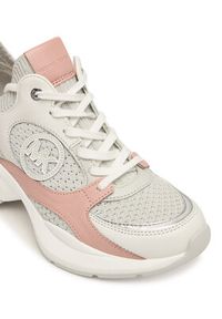 MICHAEL Michael Kors Sneakersy Zuma Knit Trainer 43S6ZUFS1D Różowy. Kolor: różowy. Materiał: skóra #6