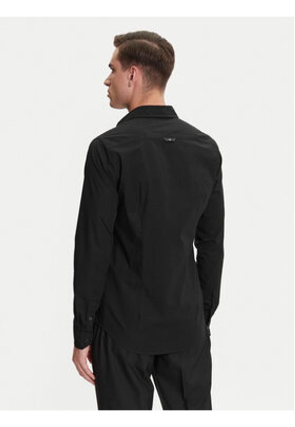Calvin Klein Jeans Koszula J30J324614 Czarny Slim Fit. Kolor: czarny. Materiał: bawełna