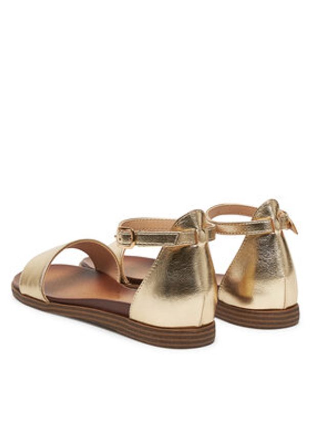 Clara Barson Sandały MAGNA WS5811-01 Złoty. Kolor: złoty. Materiał: syntetyk, materiał