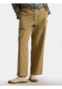 Polo Ralph Lauren Spodnie materiałowe 211967729002 Beżowy Straight Fit. Kolor: beżowy. Materiał: bawełna #1