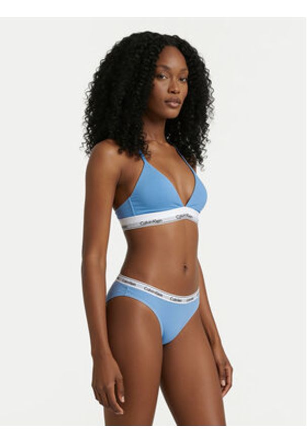 Calvin Klein Underwear Biustonosz braletka LV00QF8498 Błękitny. Kolor: niebieski. Materiał: bawełna