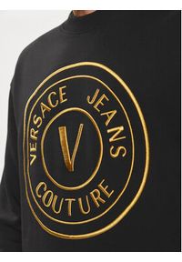 Versace Jeans Couture Bluza 76GAIT04 Czarny Regular Fit. Kolor: czarny. Materiał: bawełna