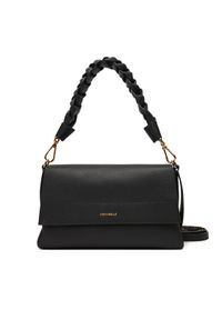 Coccinelle Torba BOHEME GRANA DOUBLE Czarny. Kolor: czarny. Materiał: skórzane