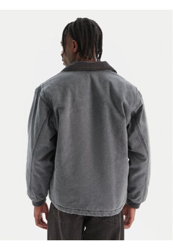 Quiksilver Kurtka jeansowa Shaper Pad Jacket EQYJK04174 Szary Regular Fit. Kolor: szary. Materiał: bawełna