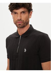 U.S. Polo Assn. Polo MUP3992 Czarny Regular Fit. Typ kołnierza: polo. Kolor: czarny. Materiał: bawełna #3