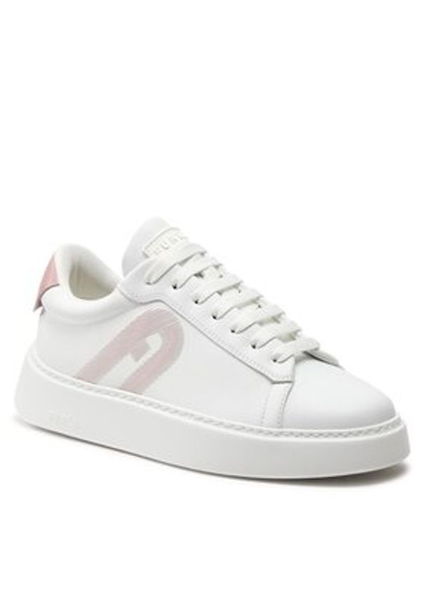 Furla Sneakersy Furlasport Lace-Up Sneaker T.3 YH58SPT-BX2765-2875S-44013600 Écru. Materiał: skóra