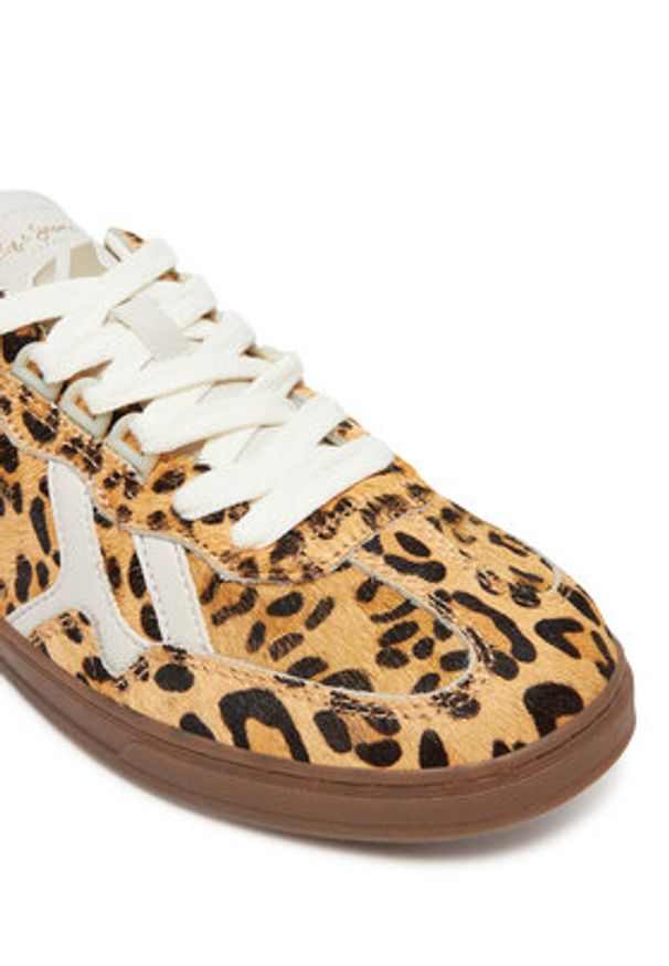 Pepe Jeans Sneakersy Ball Top W PLS00035 Beżowy. Kolor: beżowy. Materiał: skóra