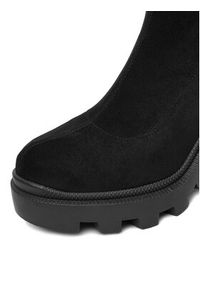 DeeZee Kozaki ZB362-2A Czarny. Kolor: czarny. Materiał: materiał #4