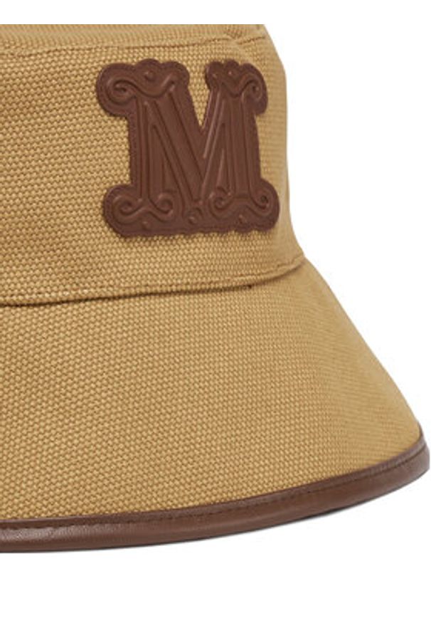 Max Mara Beachwear Kapelusz Esperia 2516571029 Beżowy. Kolor: beżowy. Materiał: bawełna, materiał