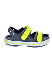 Sandały dziecięce Crocs CROCBAND CRUISER. Kolor: szary, biały, wielokolorowy, żółty